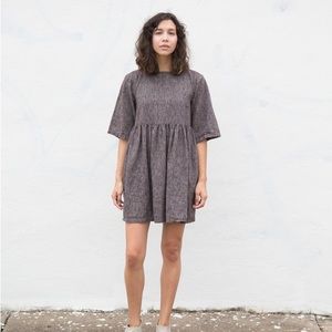 Esby willow babydoll linen mini dress